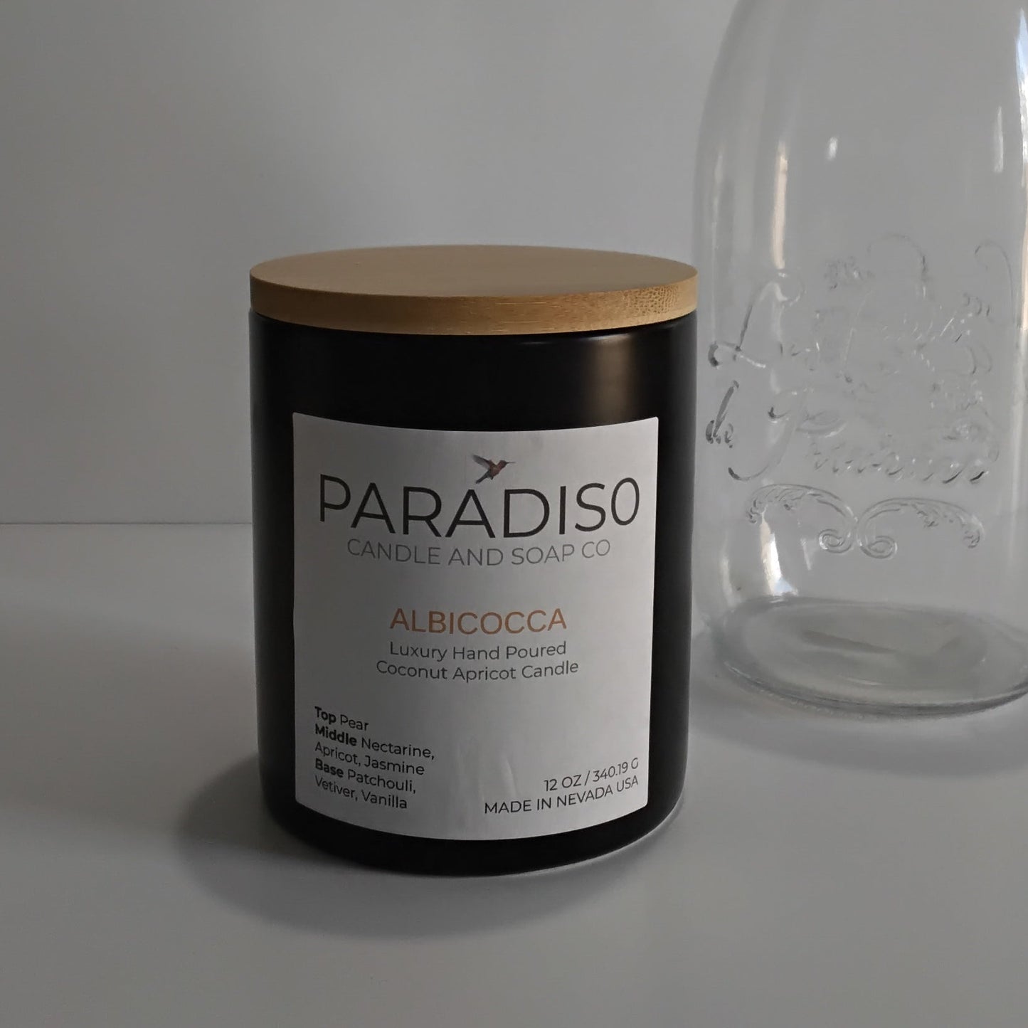 Albicocca Mini 5 oz Luxury 2-Wick Coconut Apricot Candle
