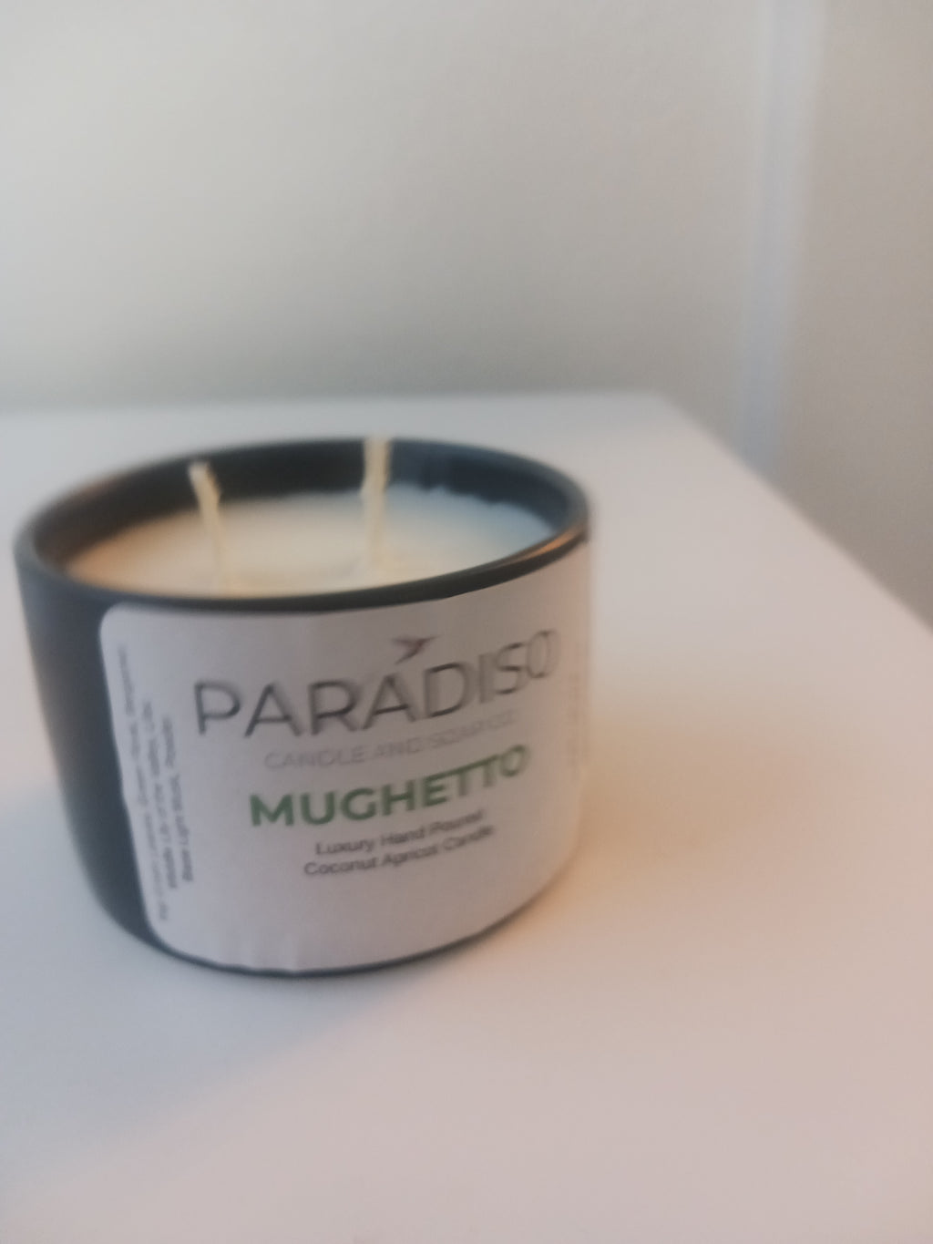 Mughetto 12 oz Luxury 2-Wick Coconut Apricot Candle