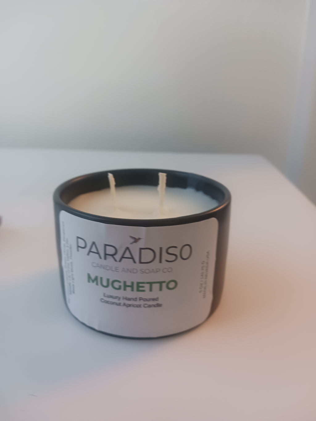 Mughetto 12 oz Luxury 2-Wick Coconut Apricot Candle
