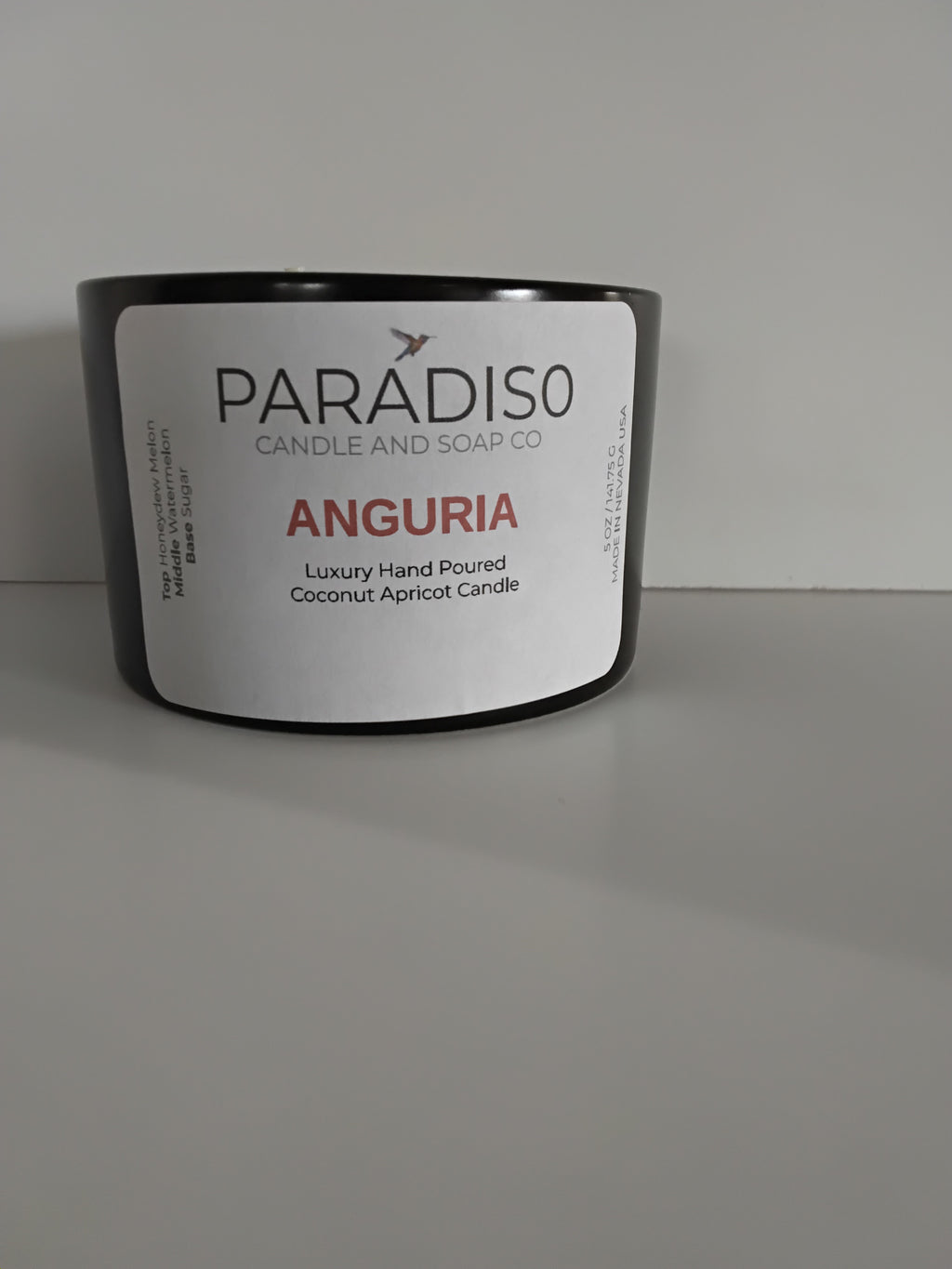 Anguria 12 oz Luxury 2-Wick Coconut Apricot Candle