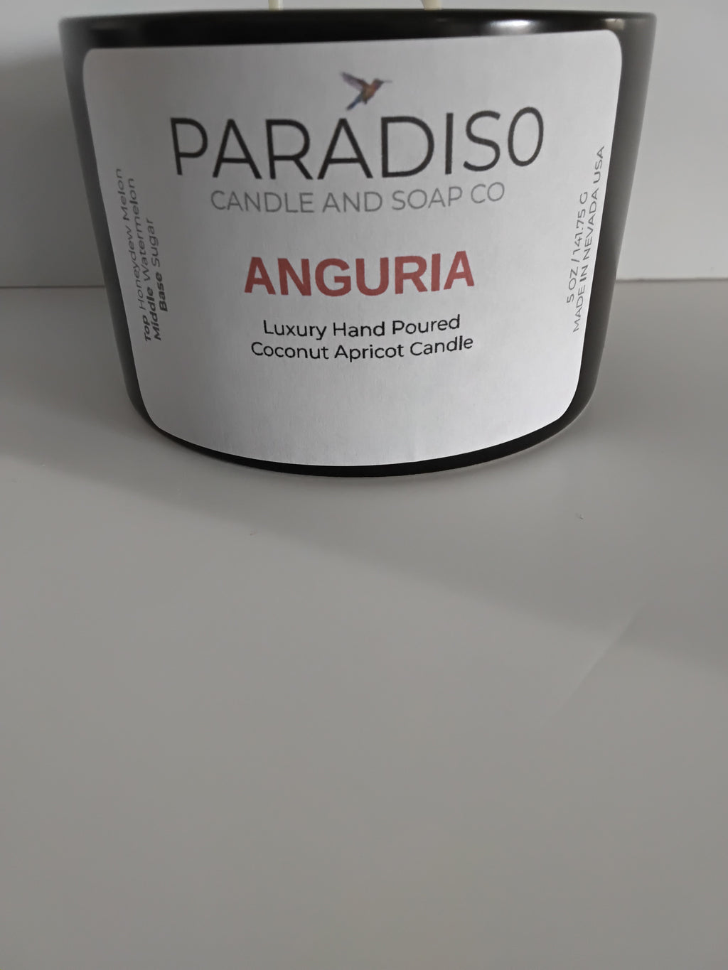 Anguria 12 oz Luxury 2-Wick Coconut Apricot Candle