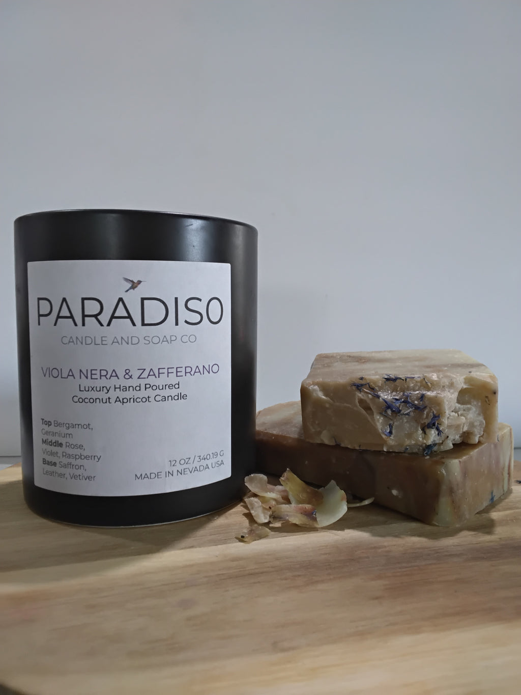 Viola Nera & Zafferano 4.5 Cold Processed Bar Soap oz