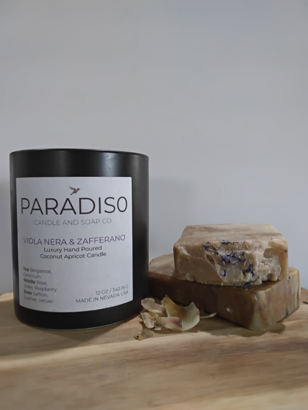 Viola Nera & Zafferano 4.5 Cold Processed Bar Soap oz