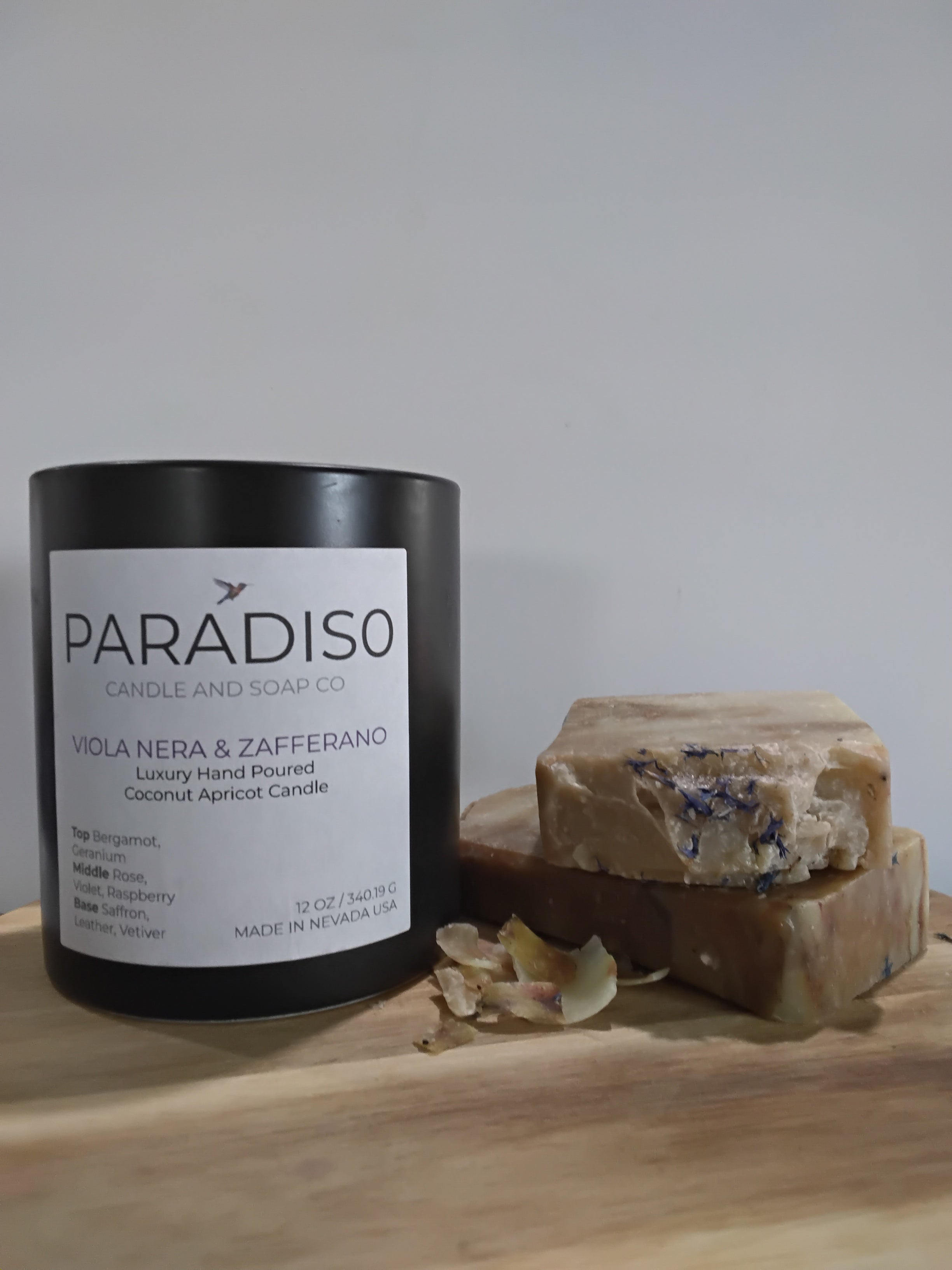 Viola Nera & Zafferano 4.5 Cold Processed Bar Soap oz