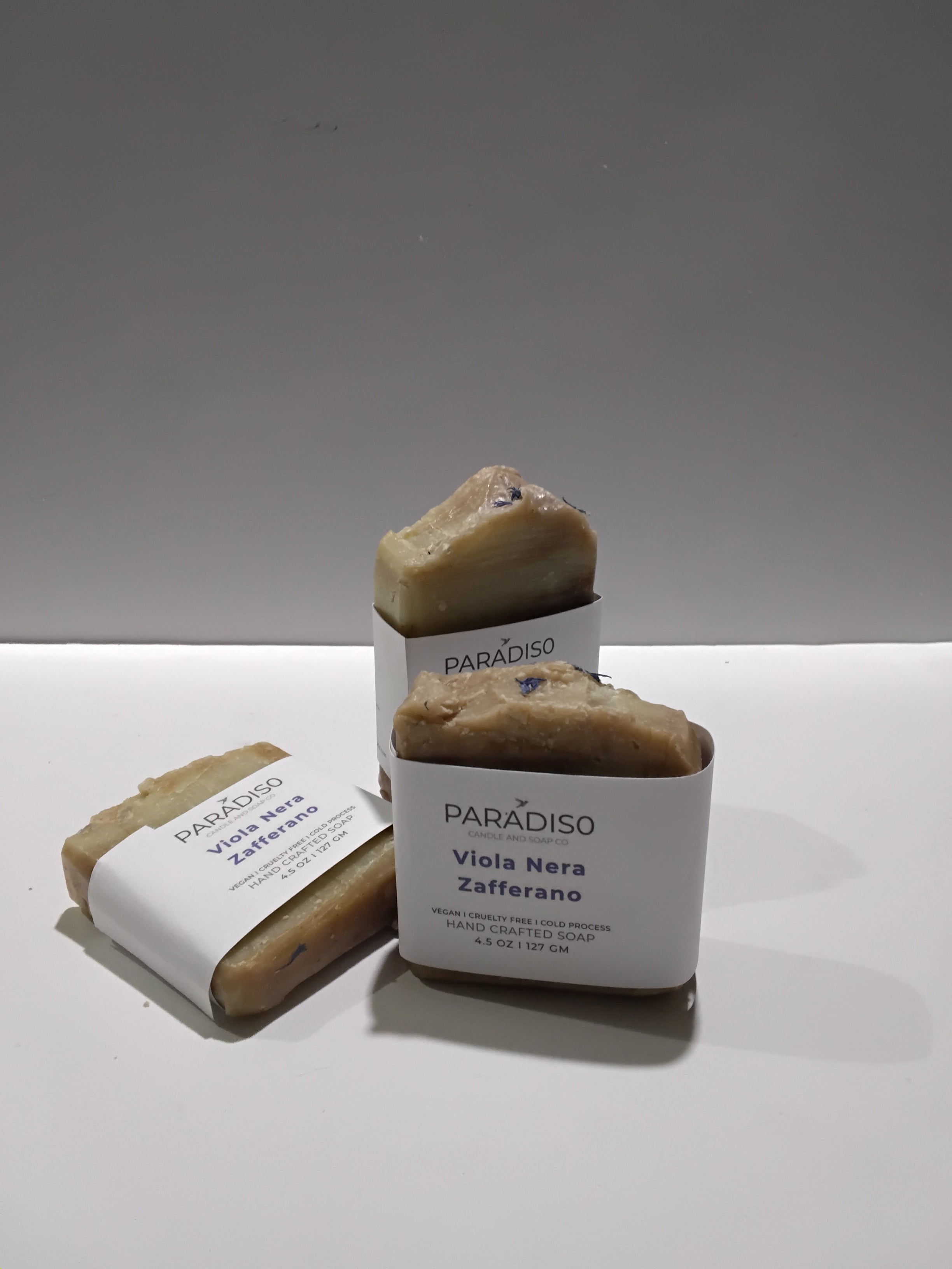Viola Nera & Zafferano 4.5 Cold Processed Bar Soap oz