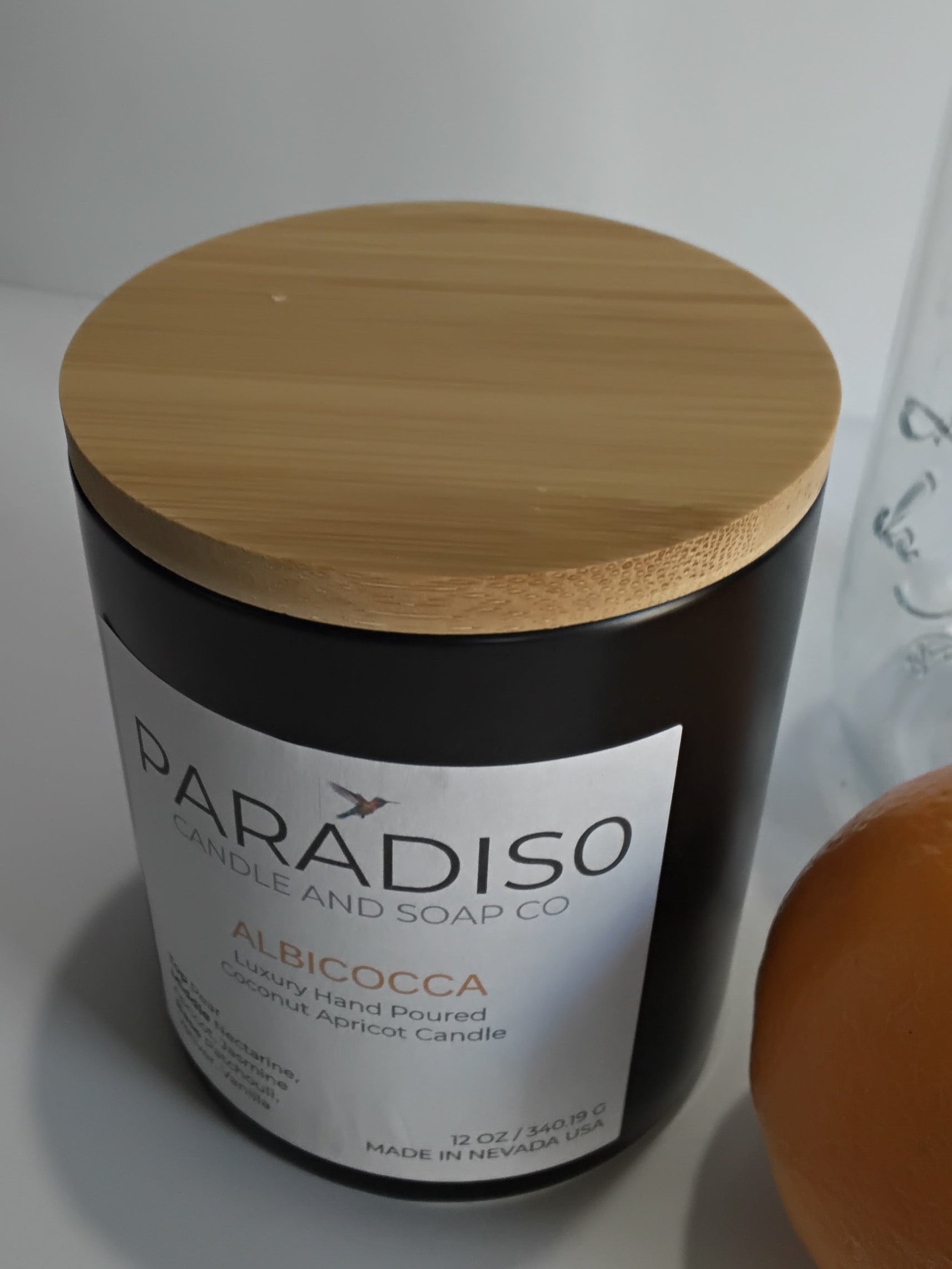 Albicocca 12 oz Luxury 2-Wick Coconut Apricot Candle