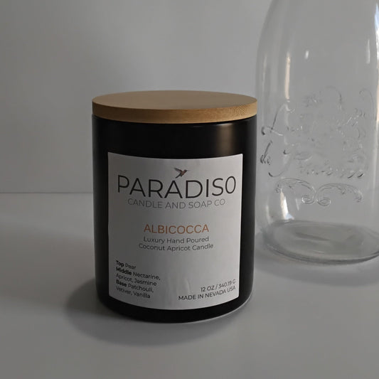 Albicocca 12 oz Luxury 2-Wick Coconut Apricot Candle
