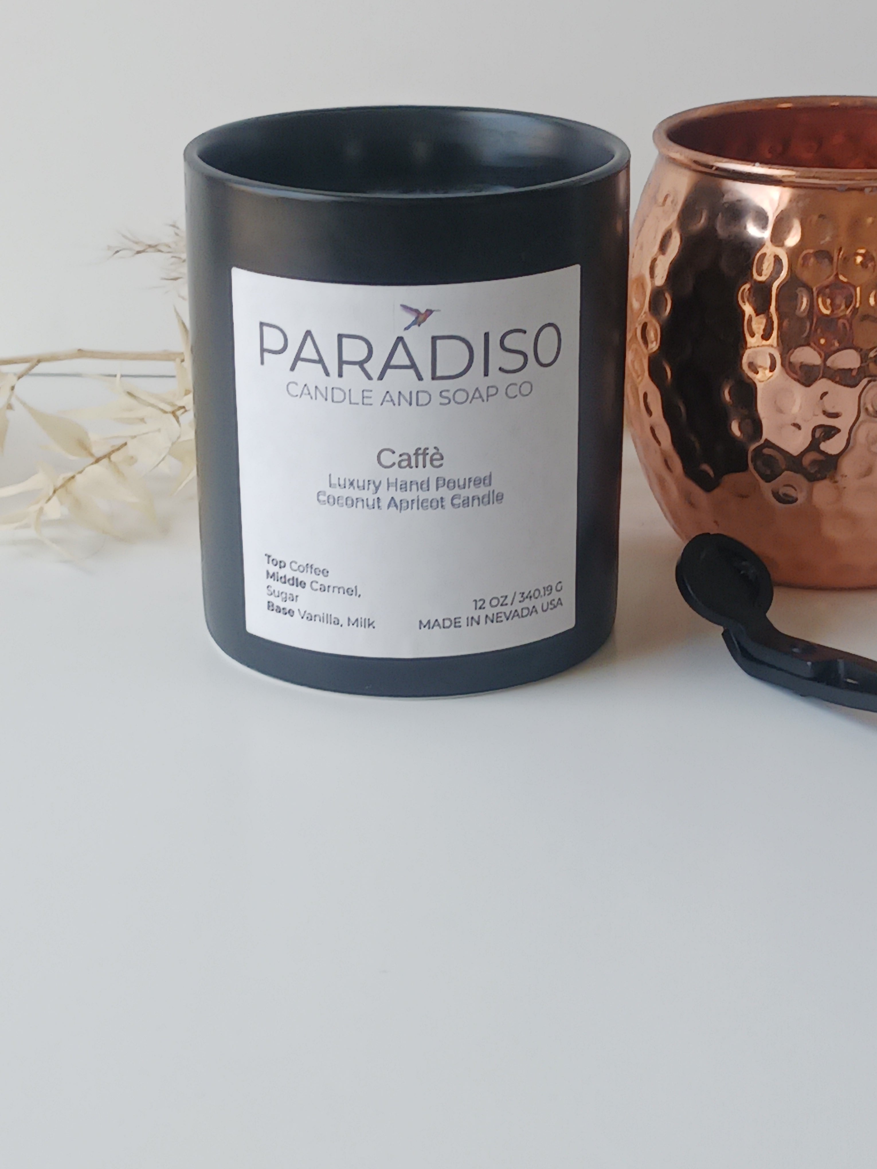 Caffè 12 oz Luxury 2-Wick Coconut Apricot Candle