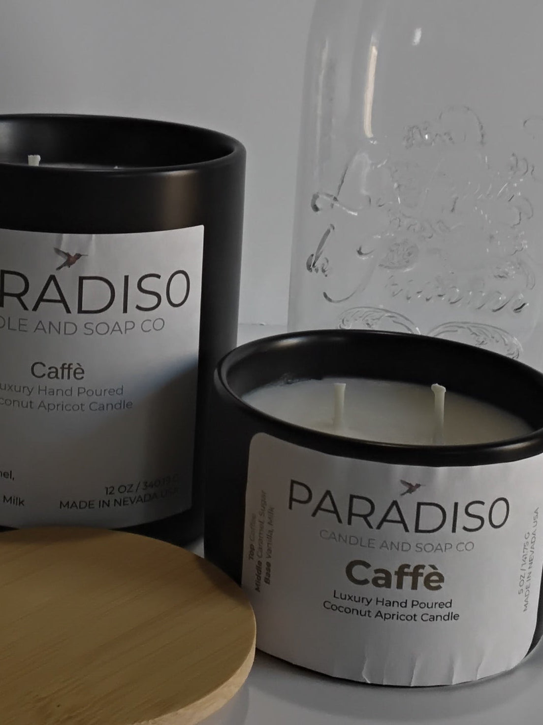 Caffe 5 o with 12 oz candle