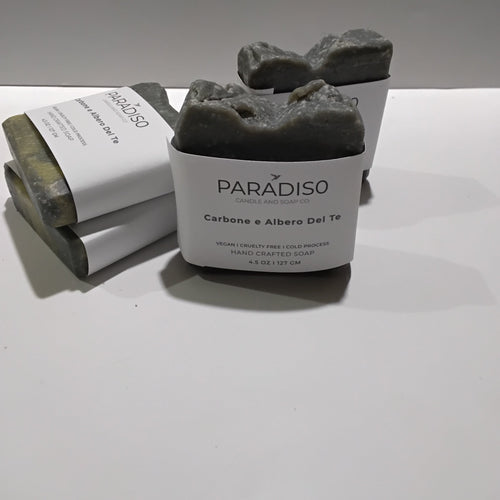 Carbone e Albero del Tè 4.5 oz Cold Processed Bar Soap
