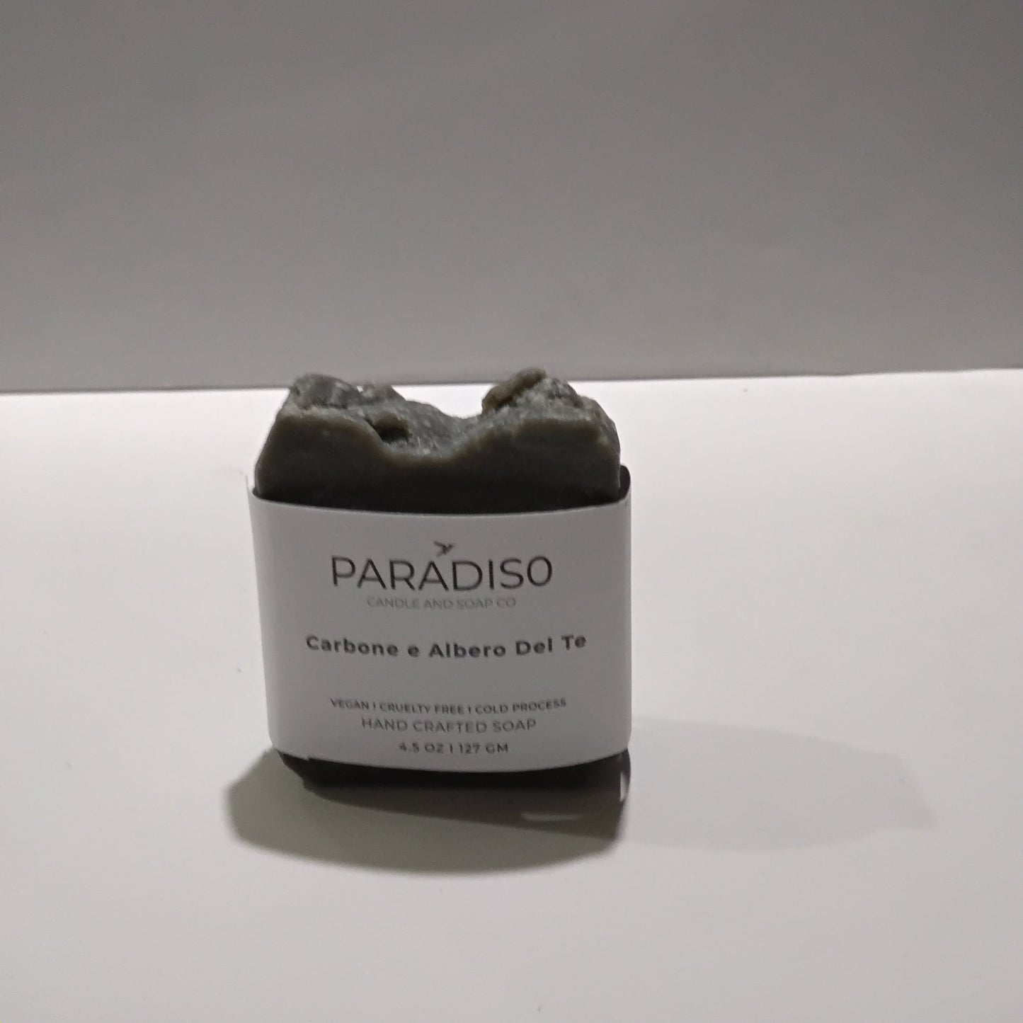 Carbone e Albero del Tè 4.5 oz Cold Processed Bar Soap - Paradiso Candle And Soap Co