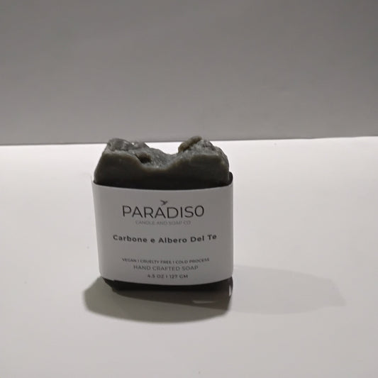 Carbone e Albero del Tè 4.5 oz Cold Processed Bar Soap