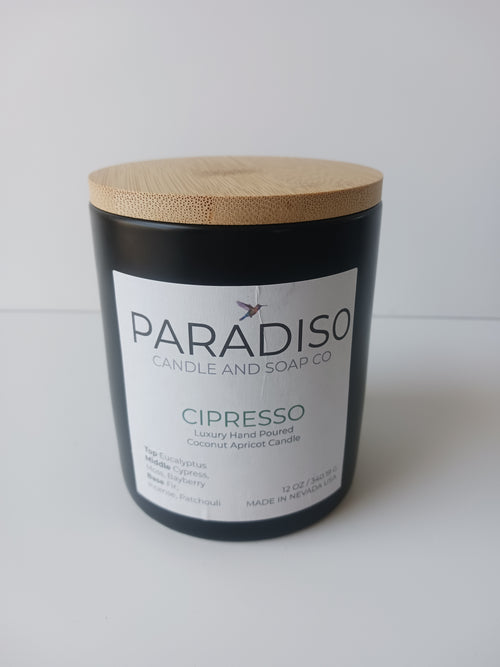Cipresso candle from Paradiso Candle and Soap Co