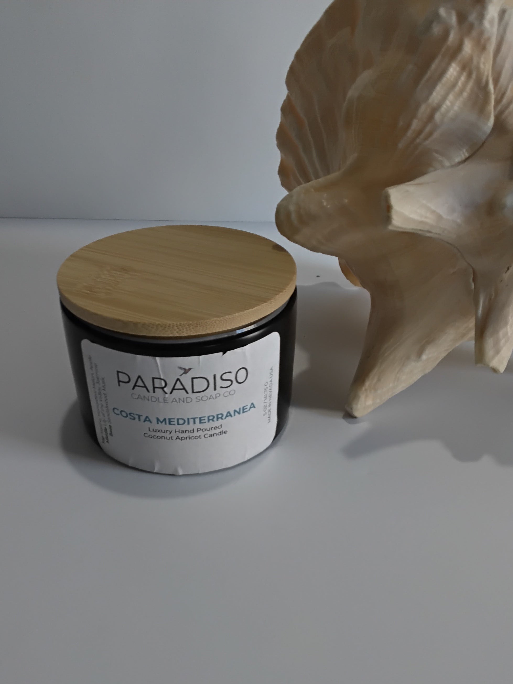 Costa Mediterránea Mini 5 oz Luxury 2-Wick Coconut Apricot Candle