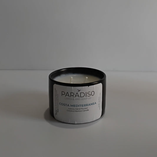 Costa Mediterránea Mini 5 oz Luxury 2-Wick Coconut Apricot Candle