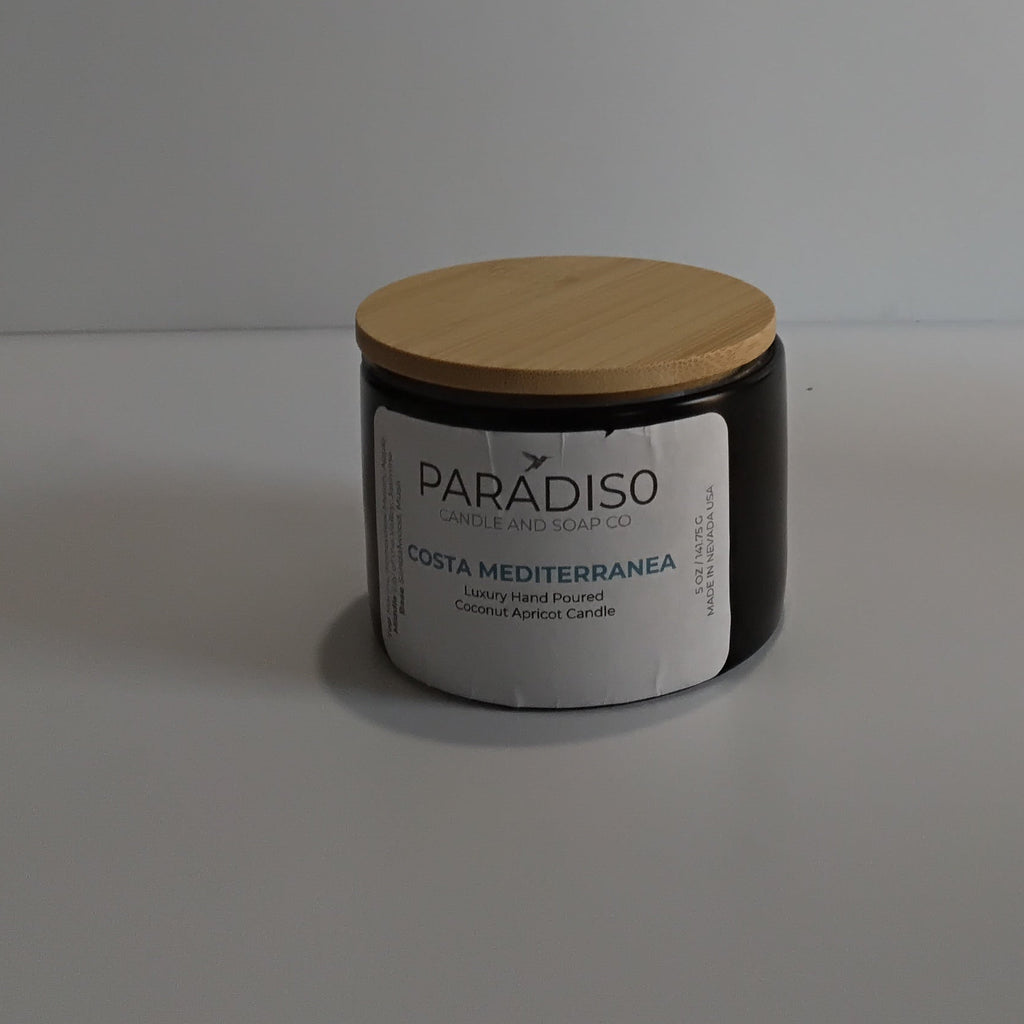 Costa Mediterránea Mini 5 oz Luxury 2-Wick Coconut Apricot Candle