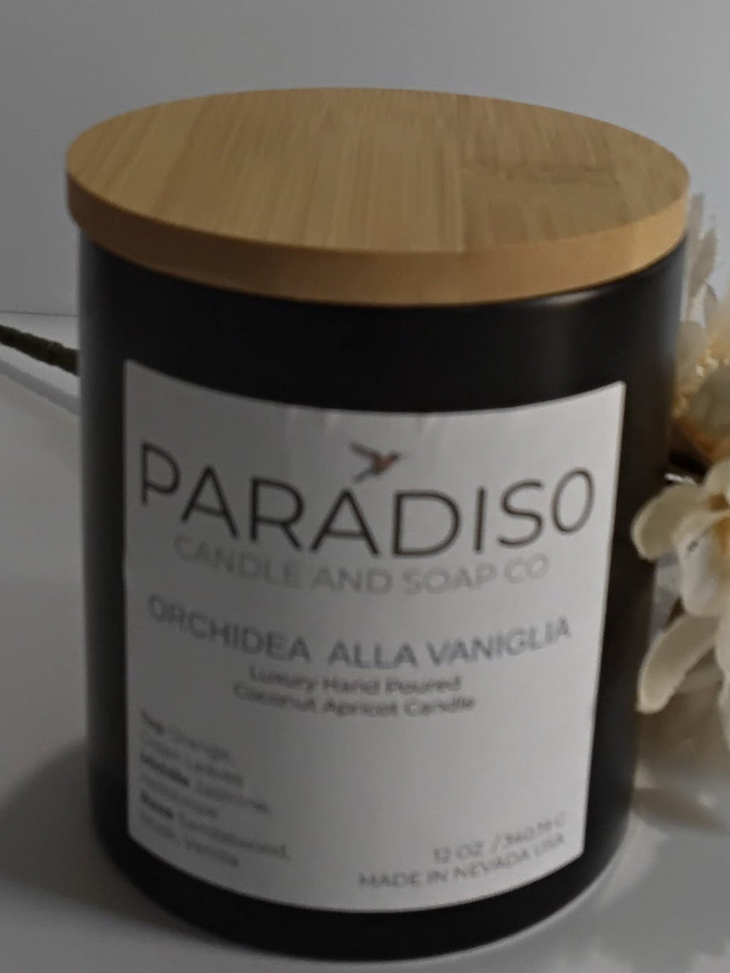 Orchidea Alla Vaniglia 12 oz Luxury 2-Wick Coconut Apricot Candle