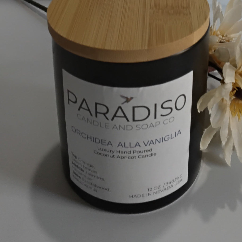 Orchidea Alla Vaniglia 12 oz Luxury 2-Wick Coconut Apricot Candle
