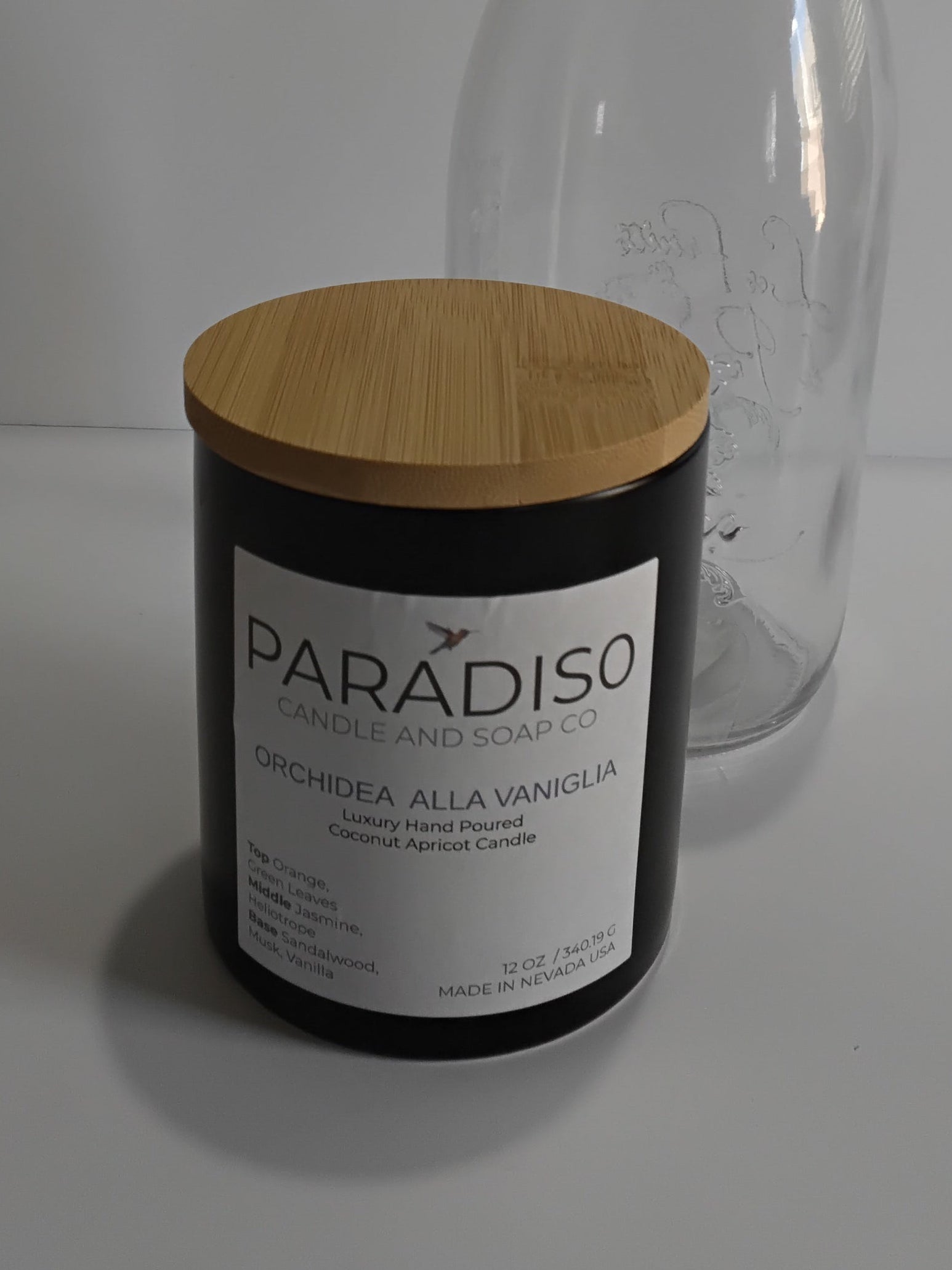 Orchidea Alla Vaniglia 12 oz Luxury 2-Wick Coconut Apricot Candle