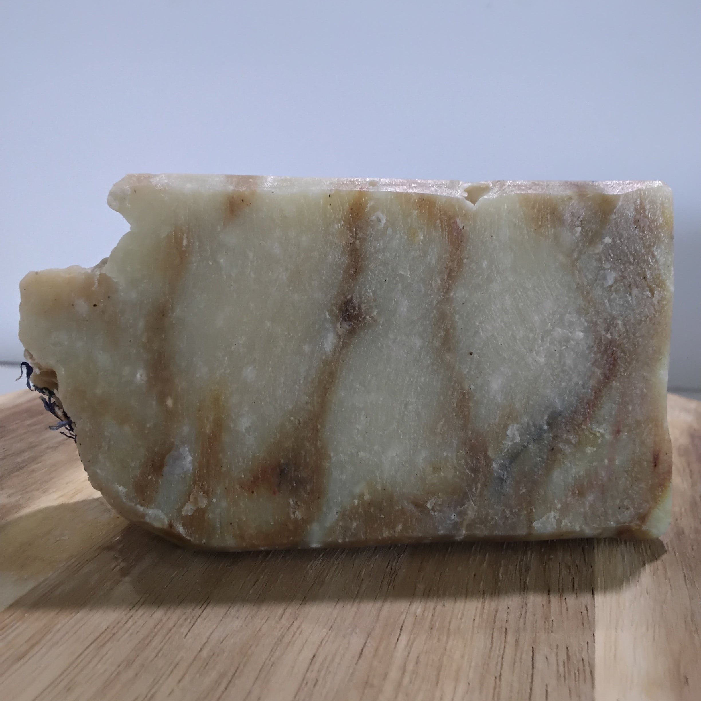 Marble like bar soap