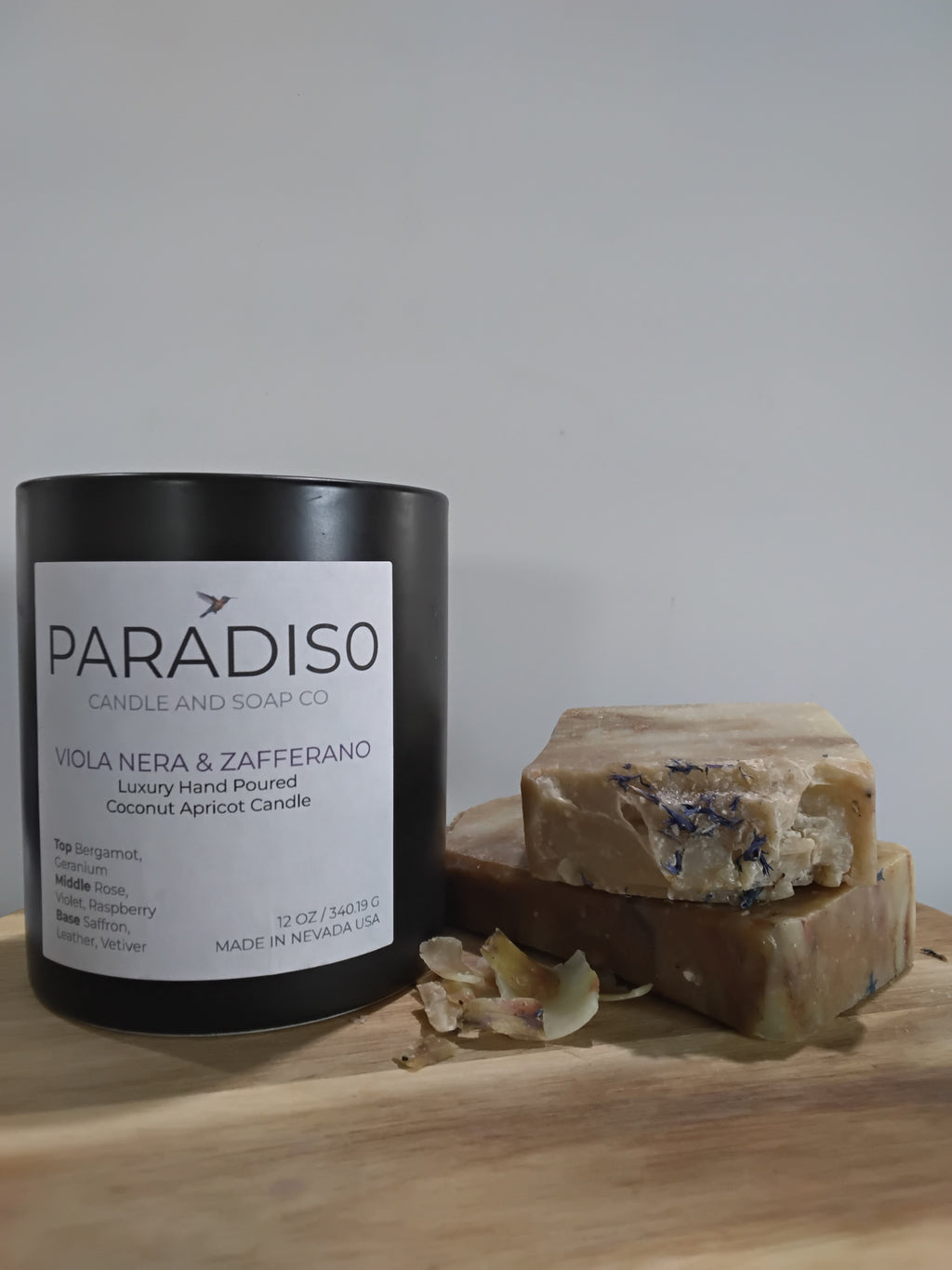 Viola Nera & Zafferano 4.5 Cold Processed Bar Soap oz