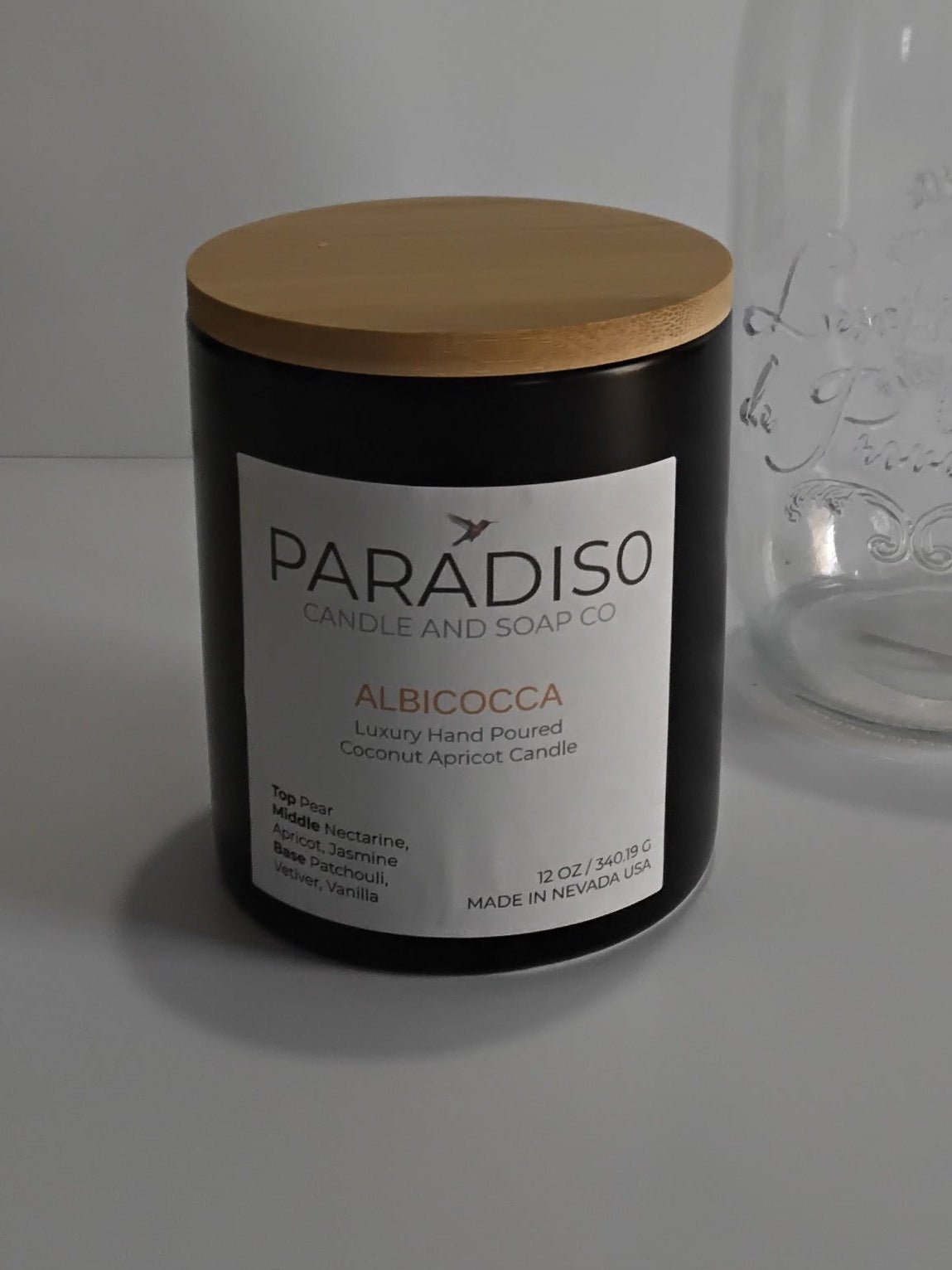 Albicocca 12 oz Luxury 2-Wick Coconut Apricot Candle - Paradiso Candle And Soap Co