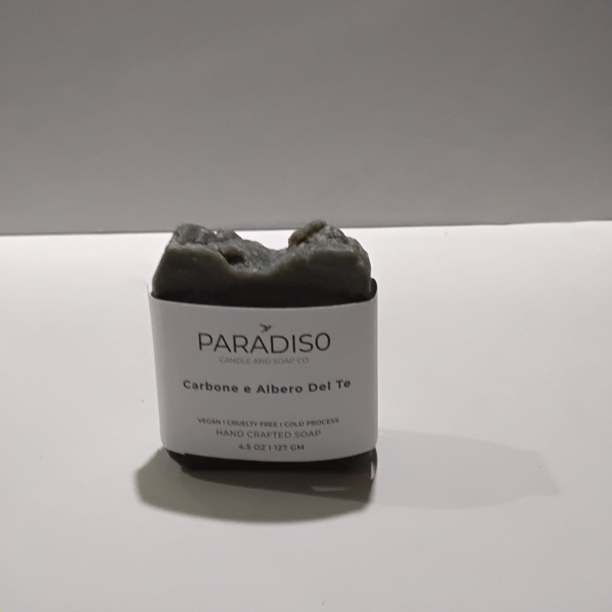 Carbone e Albero del Tè 4.5 oz Cold Processed Bar Soap - Paradiso Candle And Soap Co