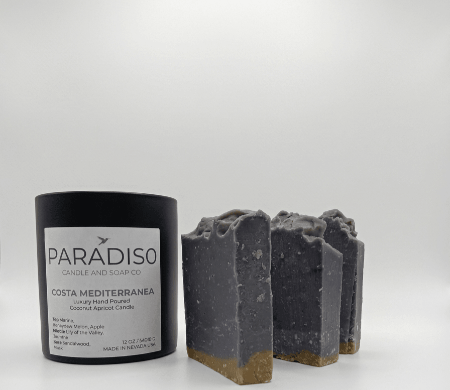 Costa Mediterraneo Cold Processed Bar Soap 4.5 oz - Paradiso Candle And Soap Co