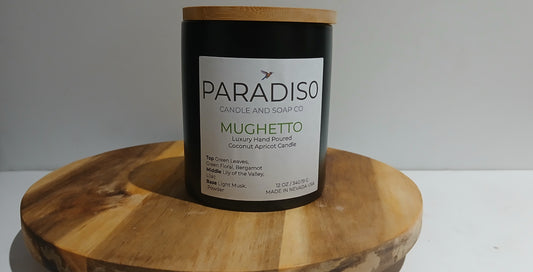 Mughetto 12 oz Luxury 2-Wick Coconut Apricot Candle