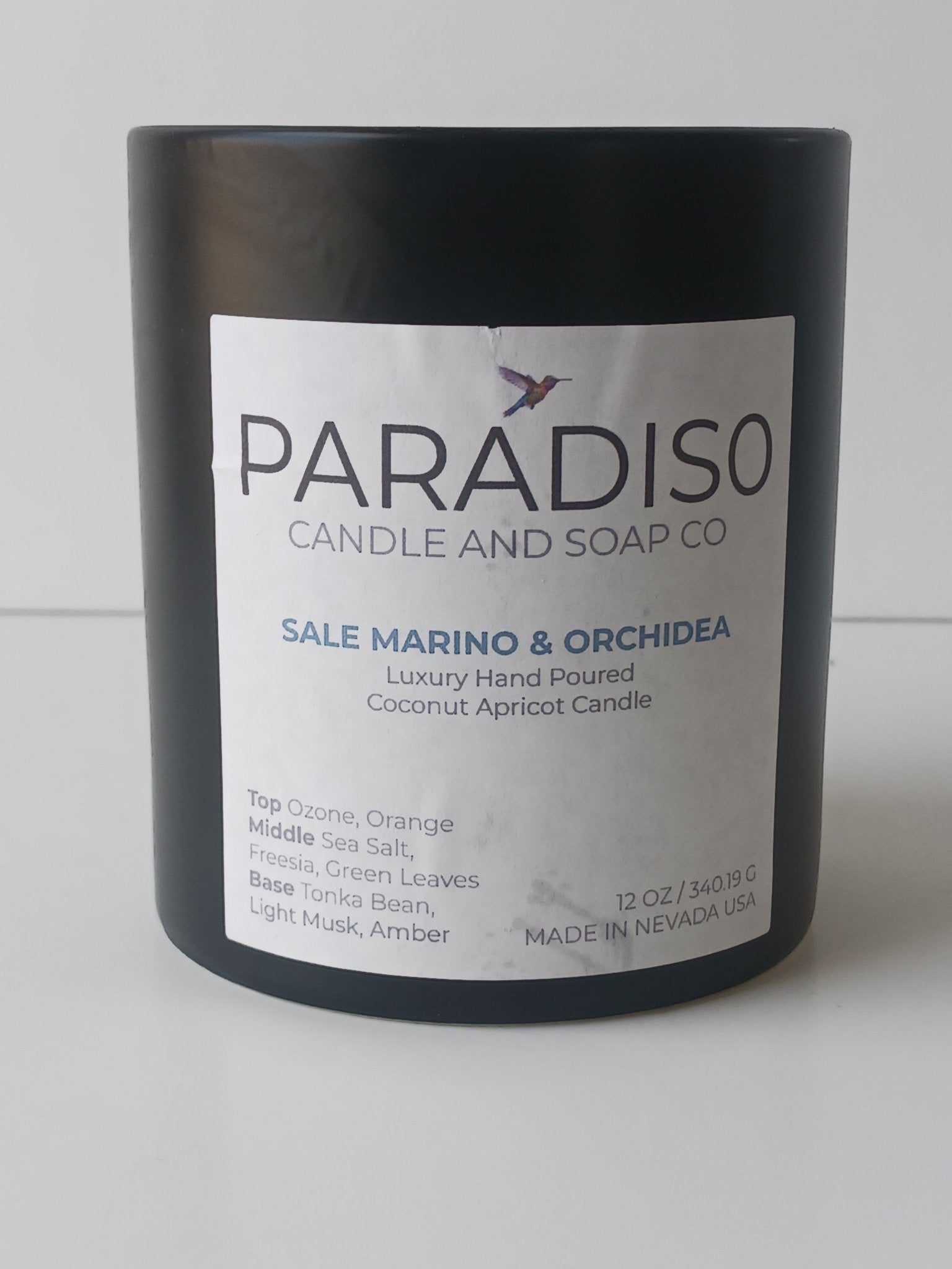 Sale Marino e Orchidea 12 oz Luxury 2-Wick Coconut Apricot Candle - Paradiso Candle And Soap Co